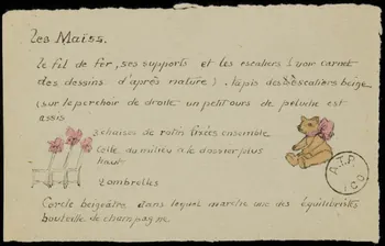 partie d'un ensemble de dessins Les Maïss. 1968.102.2124.17 Photo Mucem