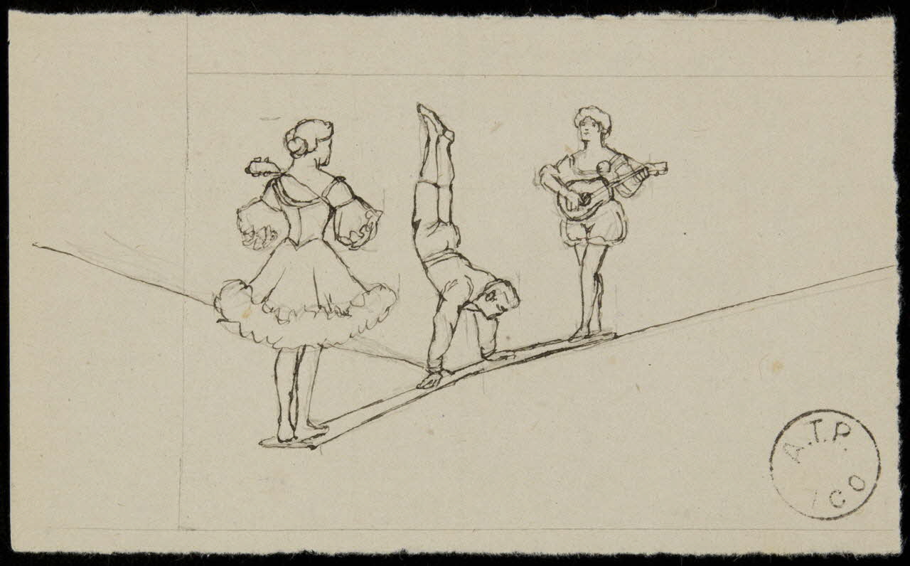 partie d'un ensemble de dessins Les Maïss 1968.102.2124.2 Photo Mucem