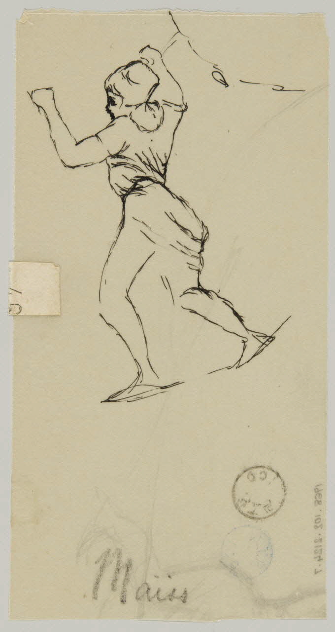 partie d'un ensemble de dessins Maïss 1968.102.2124.7 Photo Mucem
