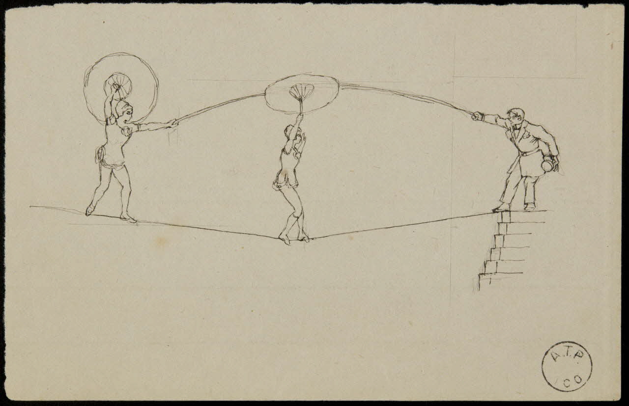 partie d'un ensemble de dessins Les Maïss 1968.102.2125.13 Photo Mucem