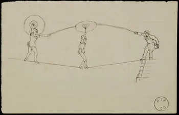 partie d'un ensemble de dessins Les Maïss 1968.102.2125.13 Photo Mucem