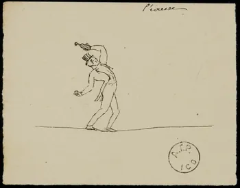 partie d'un ensemble de dessins l'ivresse 1968.102.2125.14 Photo Mucem