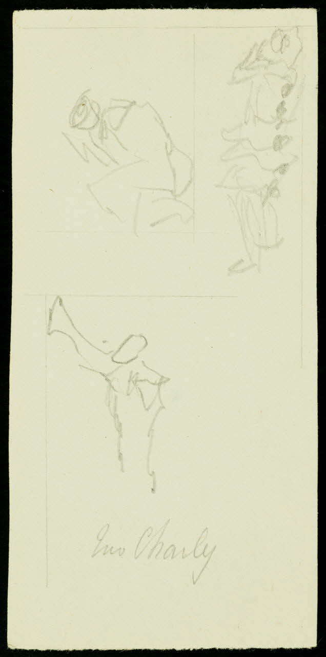 partie d'un ensemble de dessins Trio Charley 1968.102.2134.18 Photo Mucem