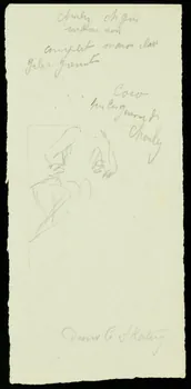 partie d'un ensemble de dessins Coco  sur les genoux de  Charley 1968.102.2134.37 Photo Mucem