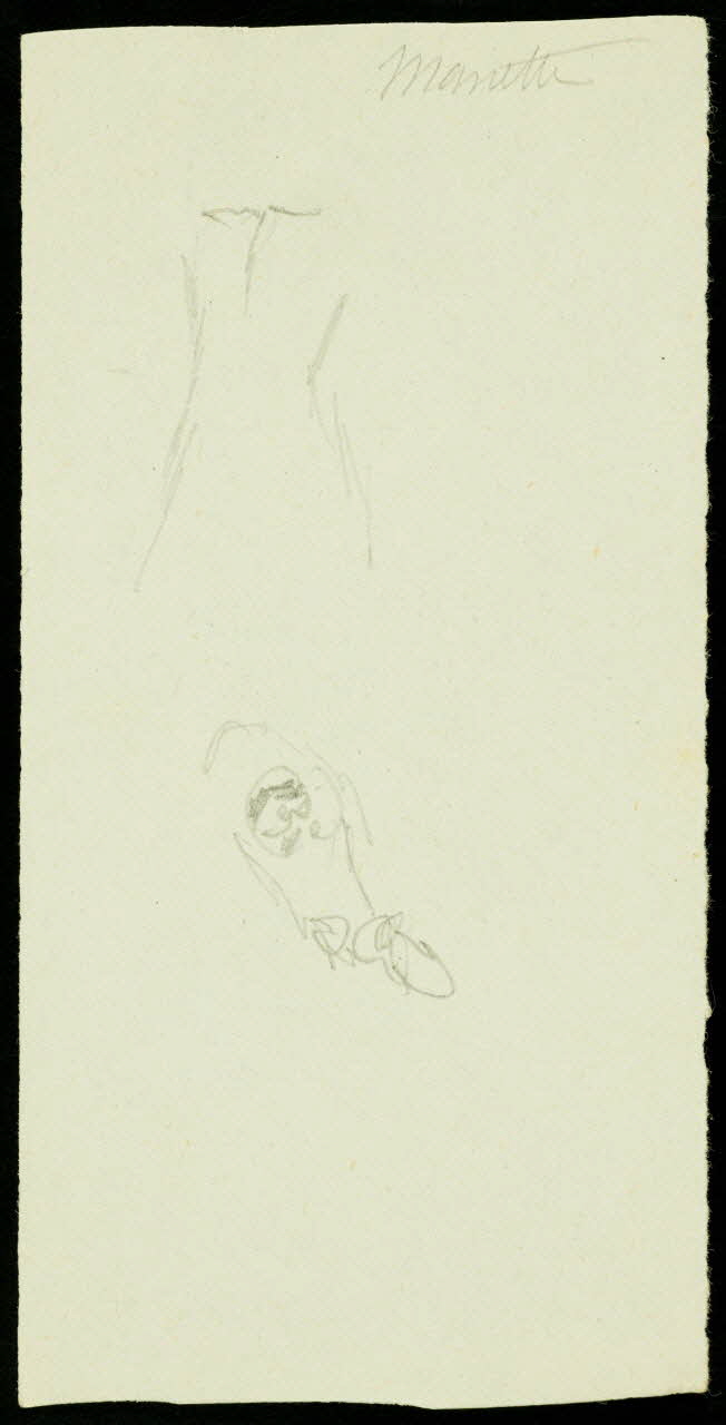 partie d'un ensemble de dessins Manetti 1968.102.2134.38 Photo Mucem