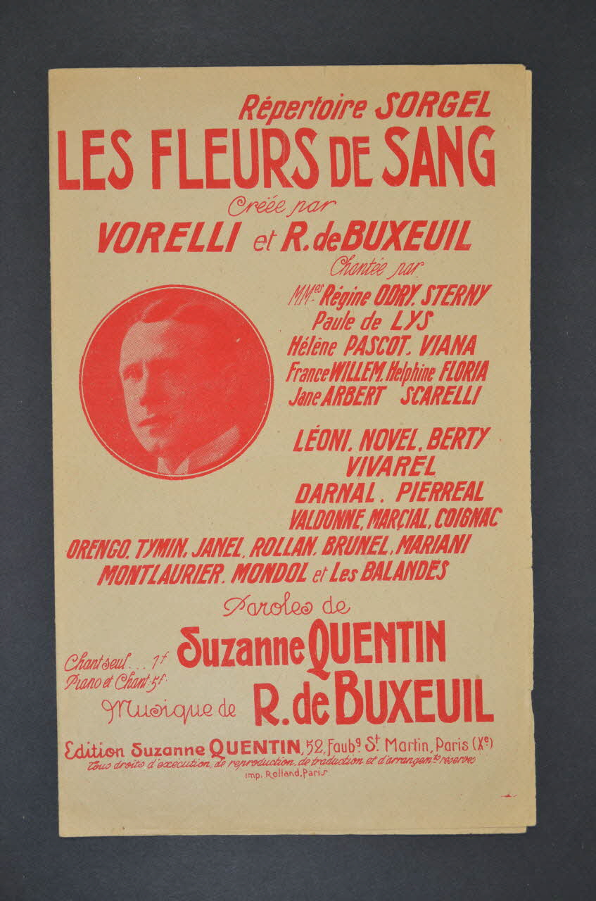 chanson petit format 1965.151.80 Photo Mucem