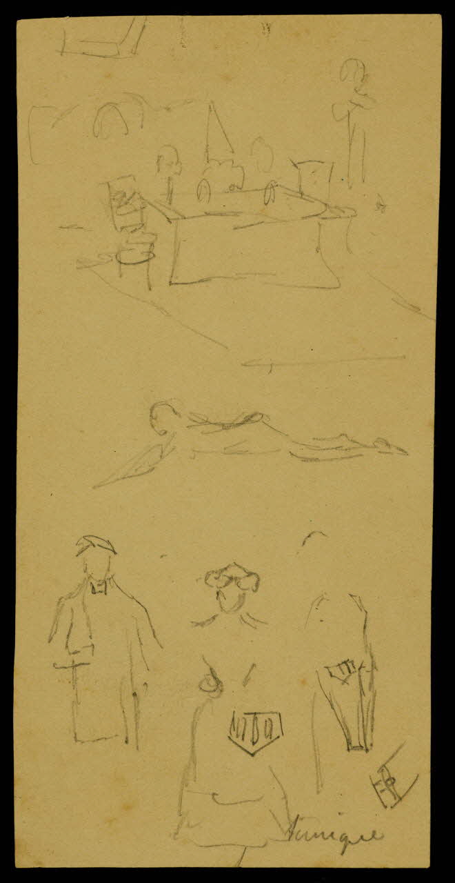 partie d'un ensemble de dessins Lyons 1968.102.2143.6 Photo Mucem