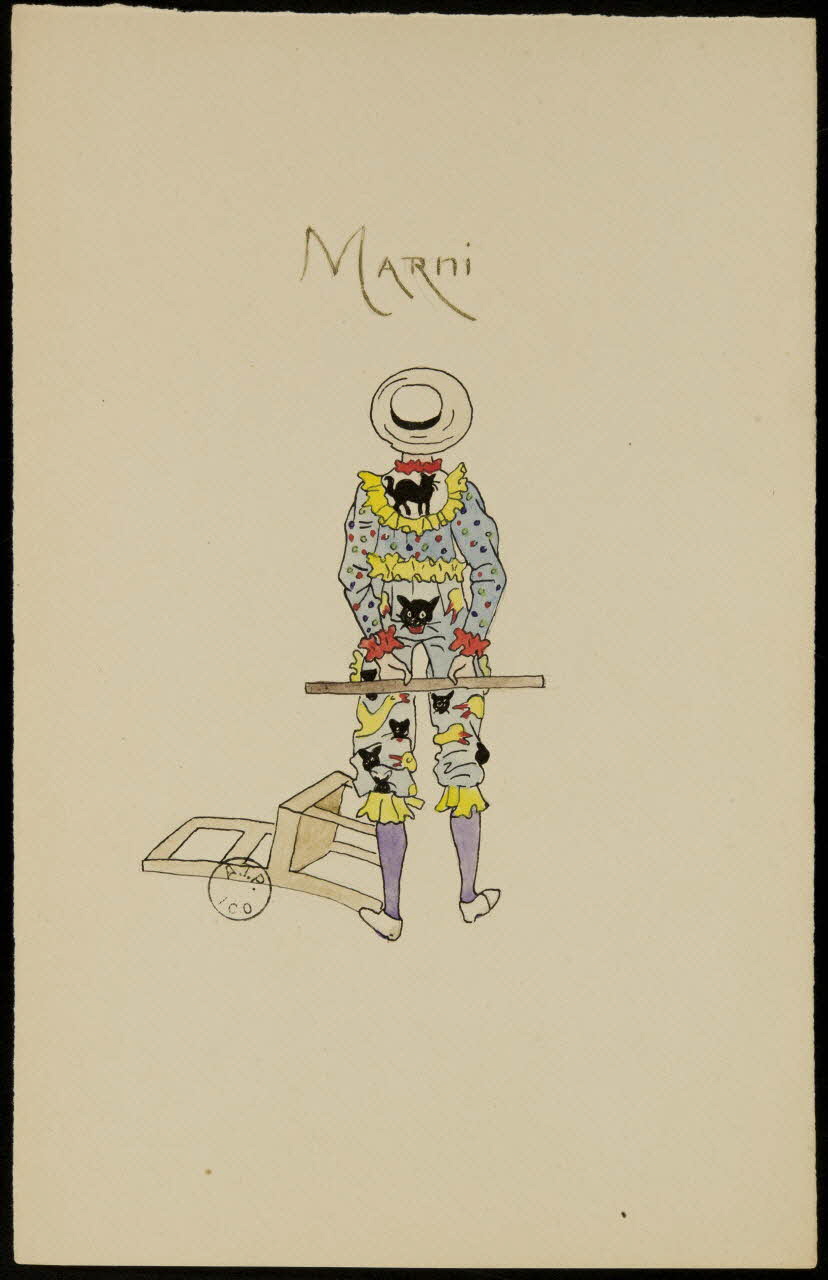 partie d'un ensemble de dessins MARNI 1968.102.2167.2 Photo Mucem