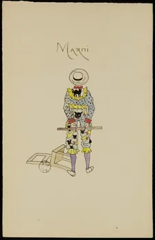 partie d'un ensemble de dessins MARNI 1968.102.2167.2 Photo Mucem