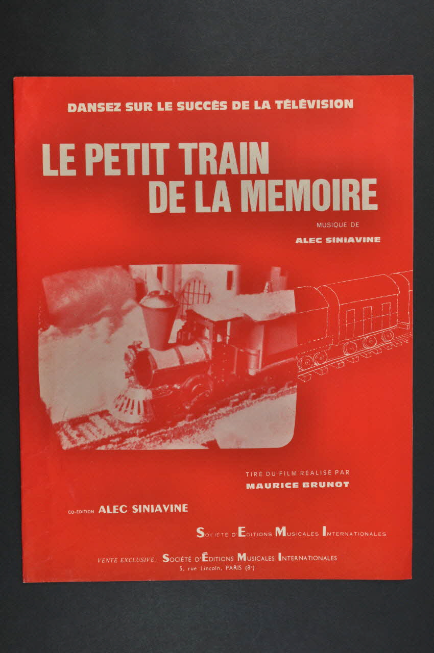 Alec Siniavine ; S.E.M.I; chanson petit format 1965 1966.154.3 Photo Mucem