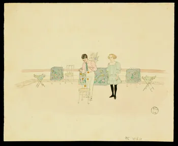 partie d'un ensemble de dessins Numéro de jonglage 1968.102.2181.7 Photo Mucem