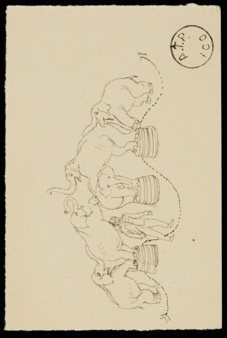 partie d'un ensemble de dessins Maximilian 1968.102.2183.1 Photo Mucem