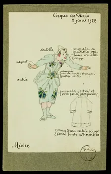 partie d'un ensemble de dessins Miche 1968.102.2198 Photo Mucem