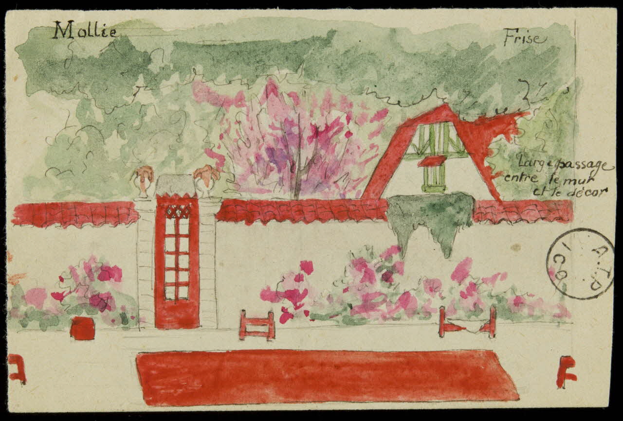 partie d'un ensemble de dessins Mollie 1968.102.2216.2 Photo Mucem