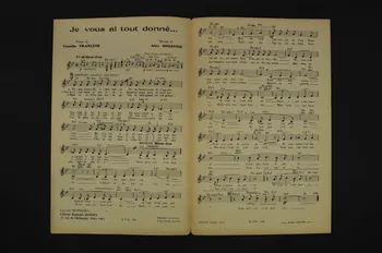 Camille François ; Alec Siniavine ; André Claveau ; Europa chanson petit format Île-de-France, France 1943 1966.154.8 Photo Mucem