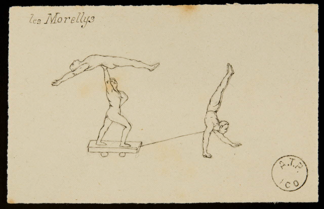 partie d'un ensemble de dessins Les Morellys 1968.102.2226.1 Photo Mucem