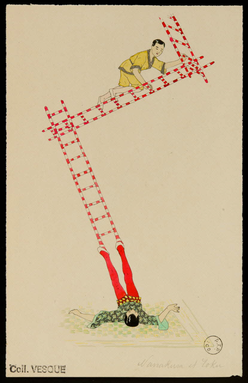 partie d'un ensemble de dessins Nanakura et Toku 1968.102.2246 Photo Mucem