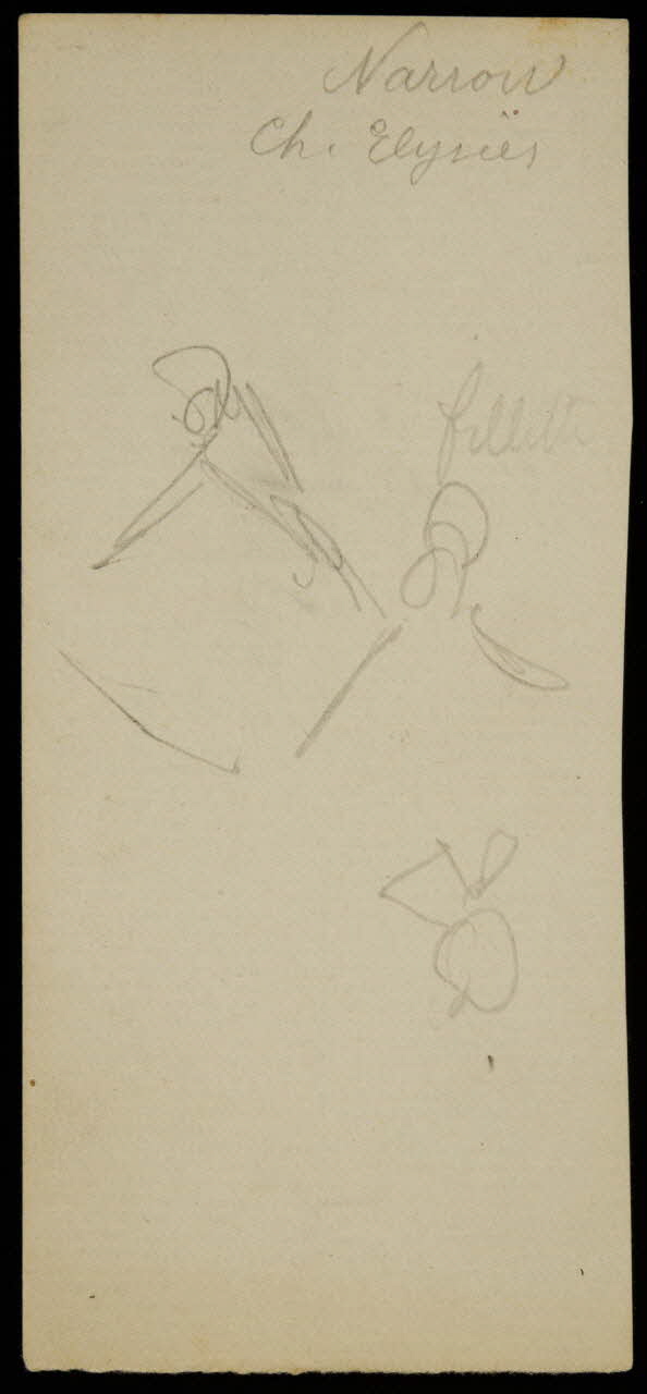 partie d'un ensemble de dessins Narrow 1968.102.2247.2 Photo Mucem