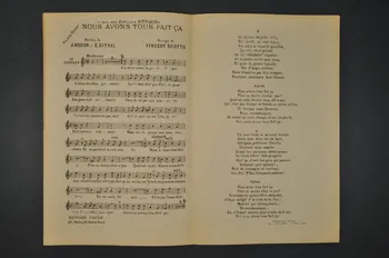 Gitral ; Jean Rodor ; Vincent Scotto ; Constant Fortin chanson petit format Île-de-France, France 1946 1966.155.1 Photo Mucem