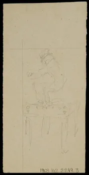 partie d'un ensemble de dessins Esquisse 1968.102.2249.3 Photo Mucem