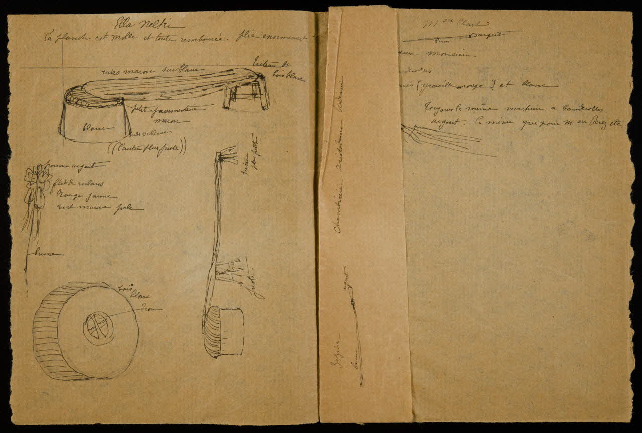 partie d'un ensemble de dessins Accessoires 1968.102.2260 Photo Mucem