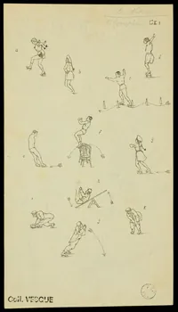 partie d'un ensemble de dessins Les Nelson  Olympia 1968.102.2265.1 Photo Mucem