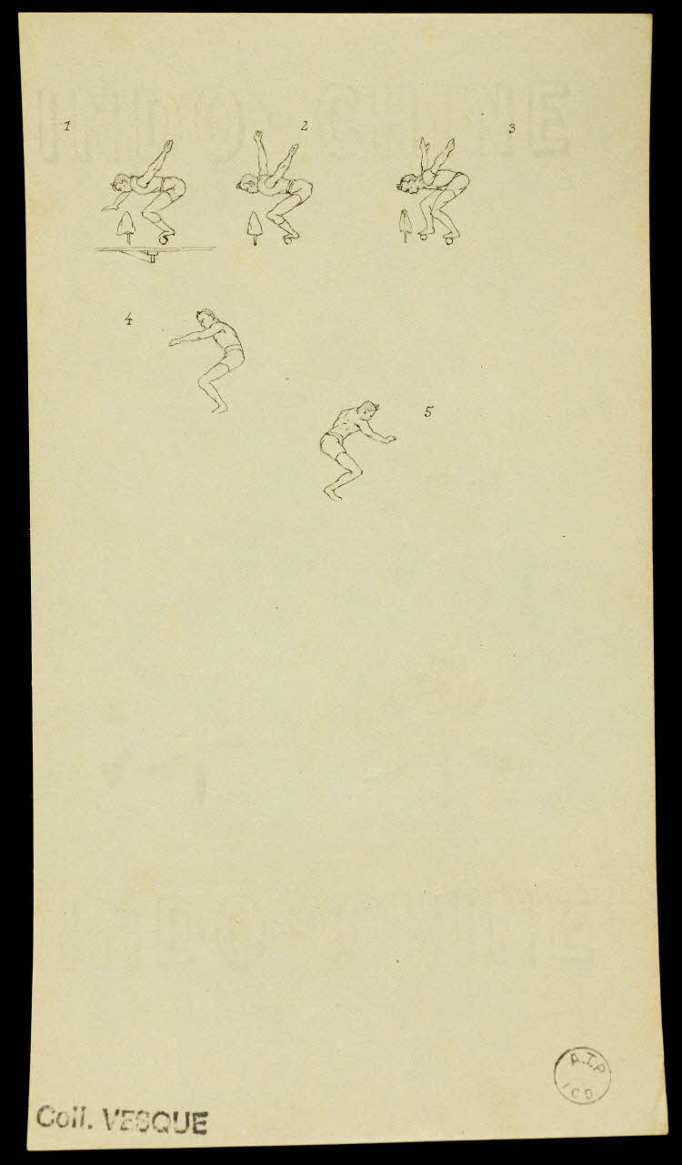 partie d'un ensemble de dessins Numéro d'acrobatie 1968.102.2265.2 Photo Mucem