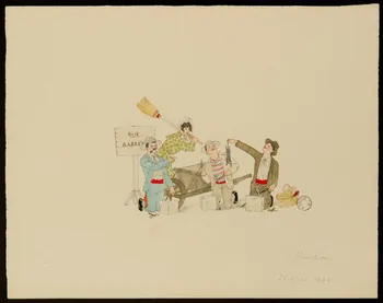 partie d'un ensemble de dessins Nesadson 1968.102.2266 Photo Mucem