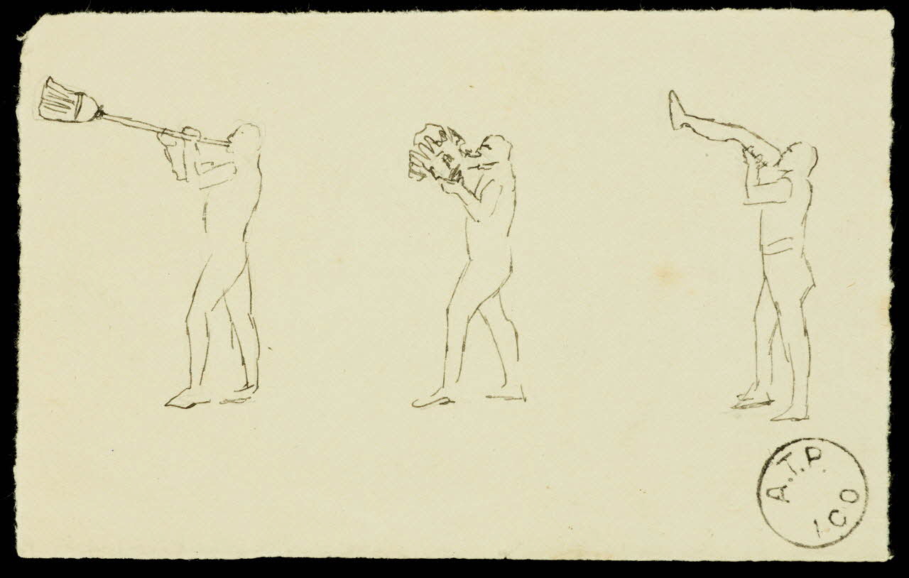 partie d'un ensemble de dessins Les Nesadson 1968.102.2267.1 Photo Mucem