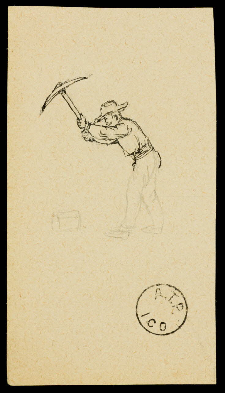 partie d'un ensemble de dessins Nesadson 1968.102.2267.2 Photo Mucem