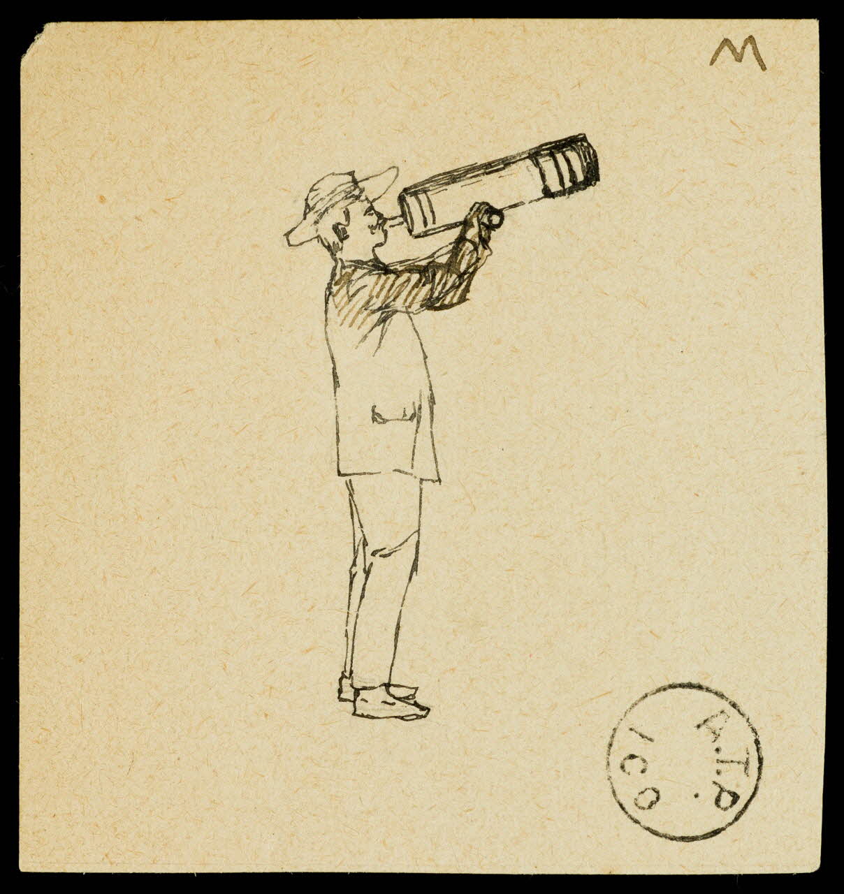 partie d'un ensemble de dessins Les Nesadsons 1968.102.2267.4 Photo Mucem