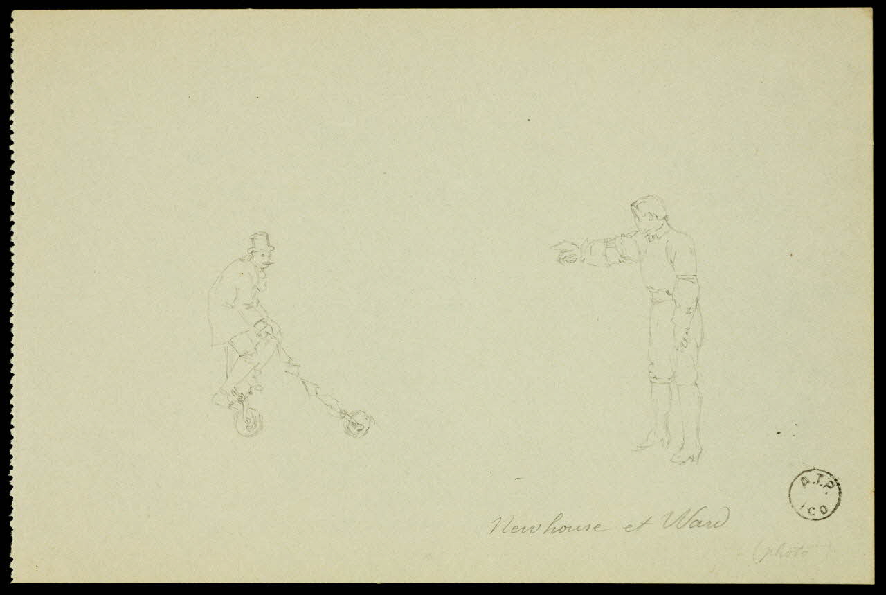 partie d'un ensemble de dessins Newhouse et Ward 1968.102.2268.1 Photo Mucem