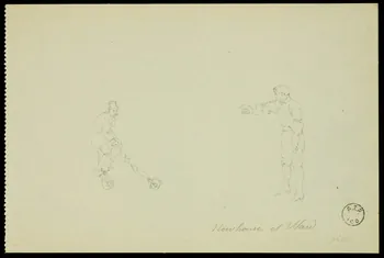 partie d'un ensemble de dessins Newhouse et Ward 1968.102.2268.1 Photo Mucem