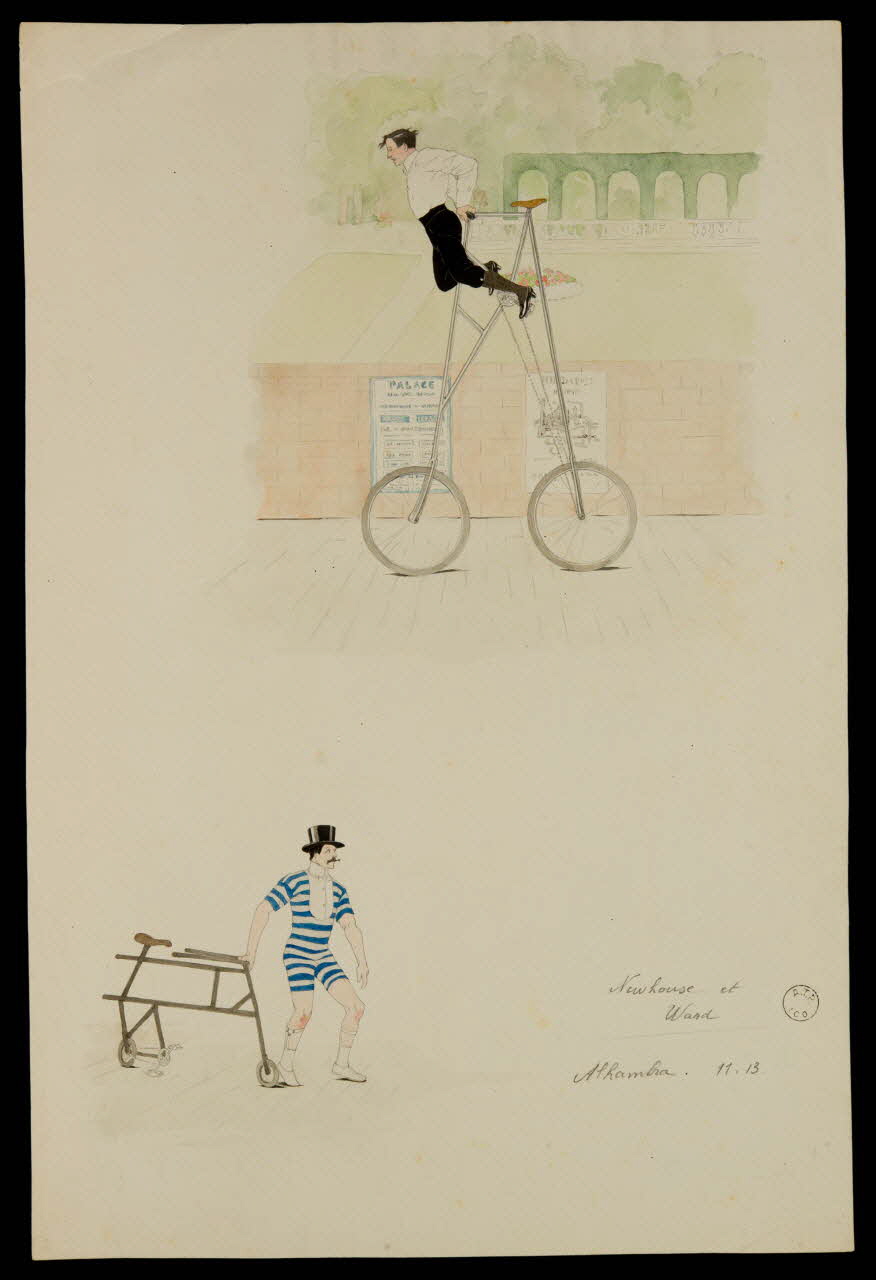 partie d'un ensemble de dessins Newhouse et  Ward 1968.102.2268.3  Photo Mucem