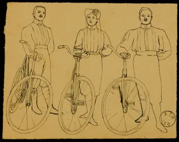 partie d'un ensemble de dessins Cyclistes 1968.102.2272.2  Photo Mucem