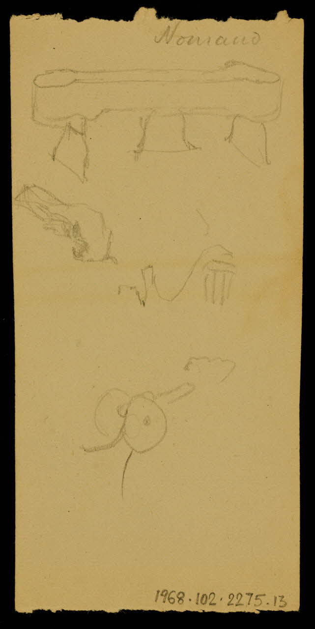 partie d'un ensemble de dessins Nomano 1968.102.2275.13 Photo Mucem