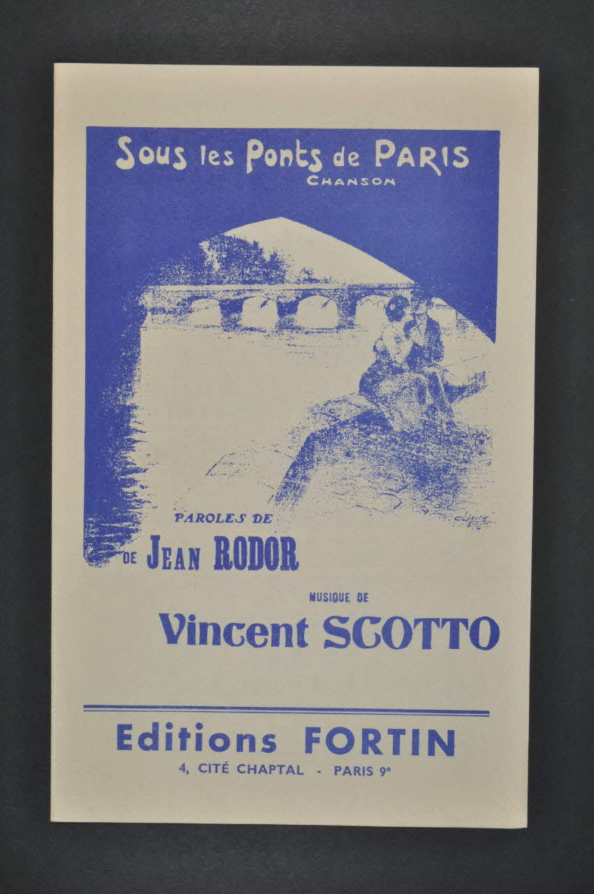 Vincent Scotto ; Jean Rodor ; Constant Fortin chanson petit format Île-de-France, France 1914 1966.155.4 Photo Mucem