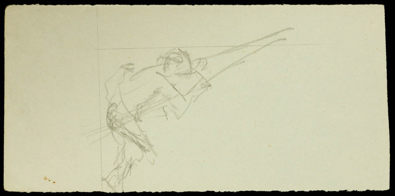 partie d'un ensemble de dessins Ebauche de figure 1968.102.2284.5 Photo Mucem