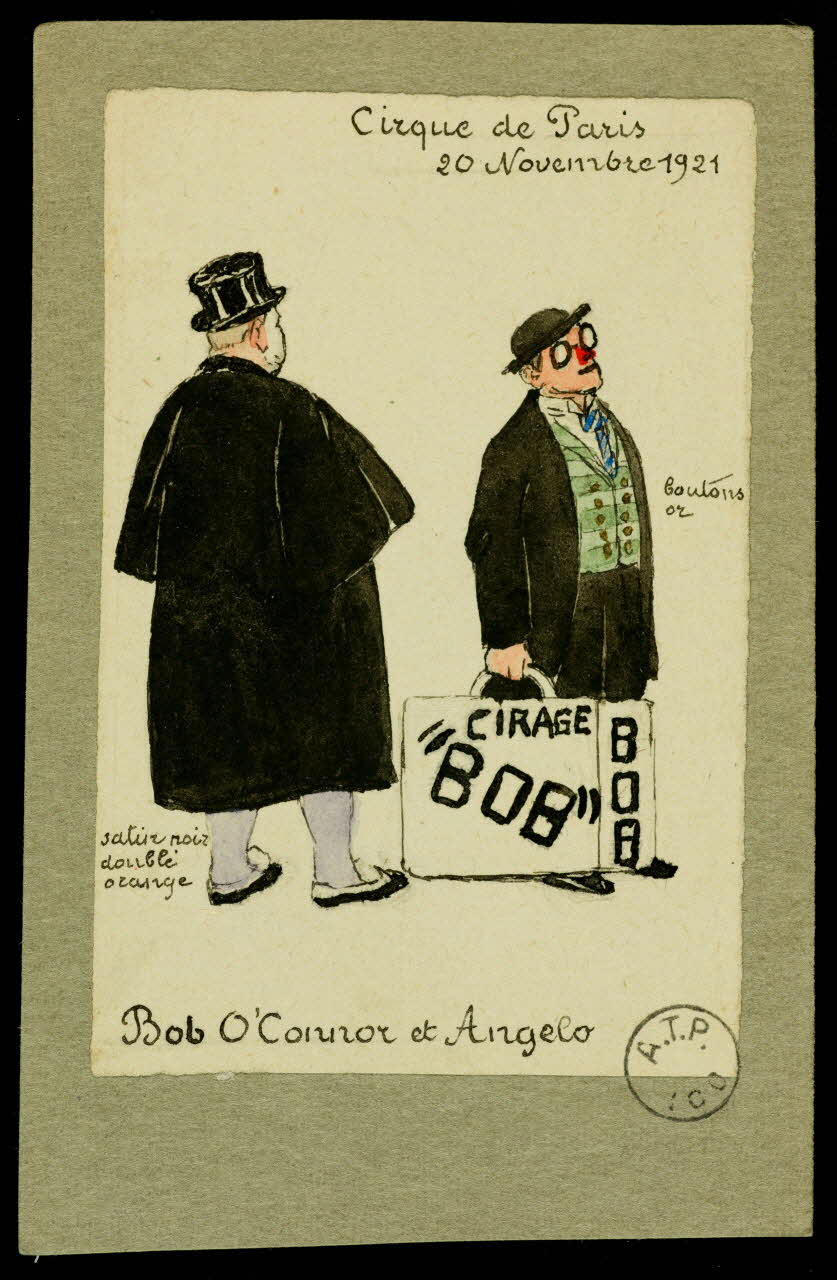 partie d'un ensemble de dessins Bob O'Connor et Angelo 1968.102.2285.4 Photo Mucem