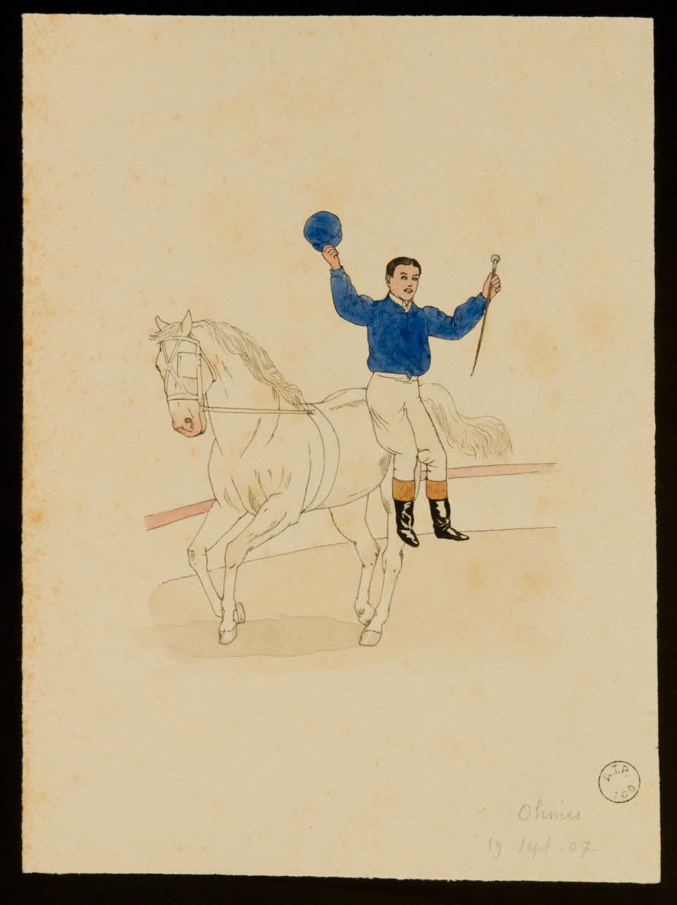 partie d'un ensemble de dessins Ohmis 1968.102.2287.1 Photo Mucem