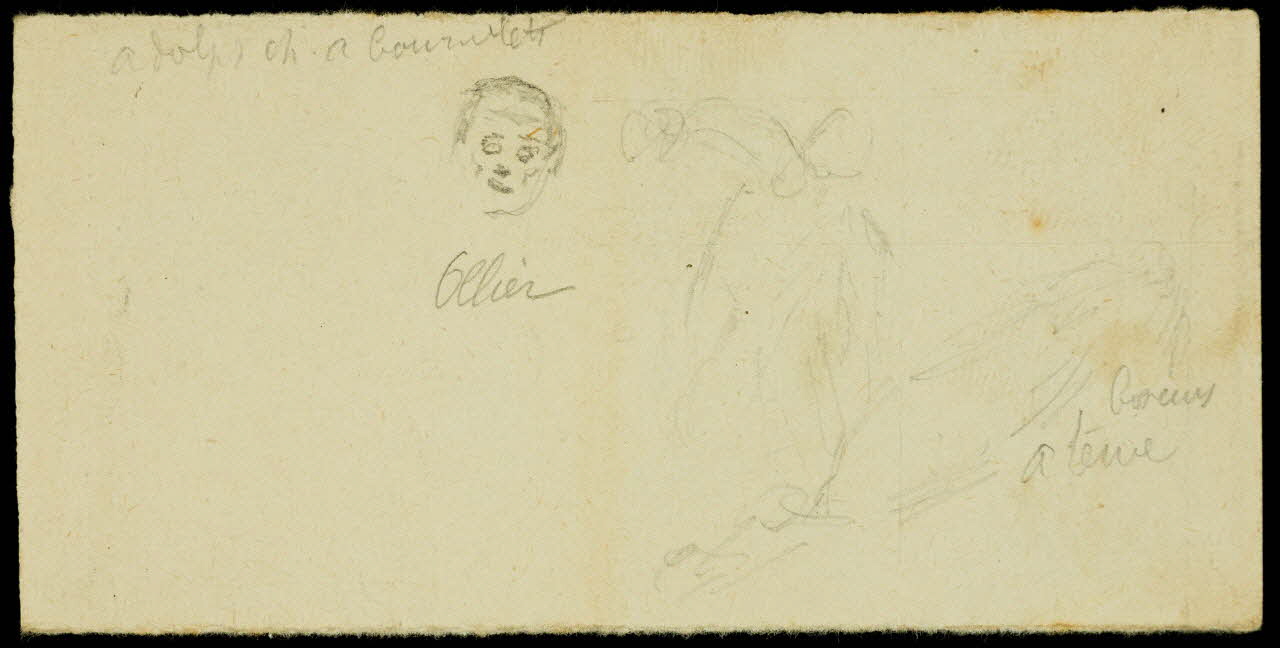 partie d'un ensemble de dessins Ollier 1968.102.2290.5 Photo Mucem