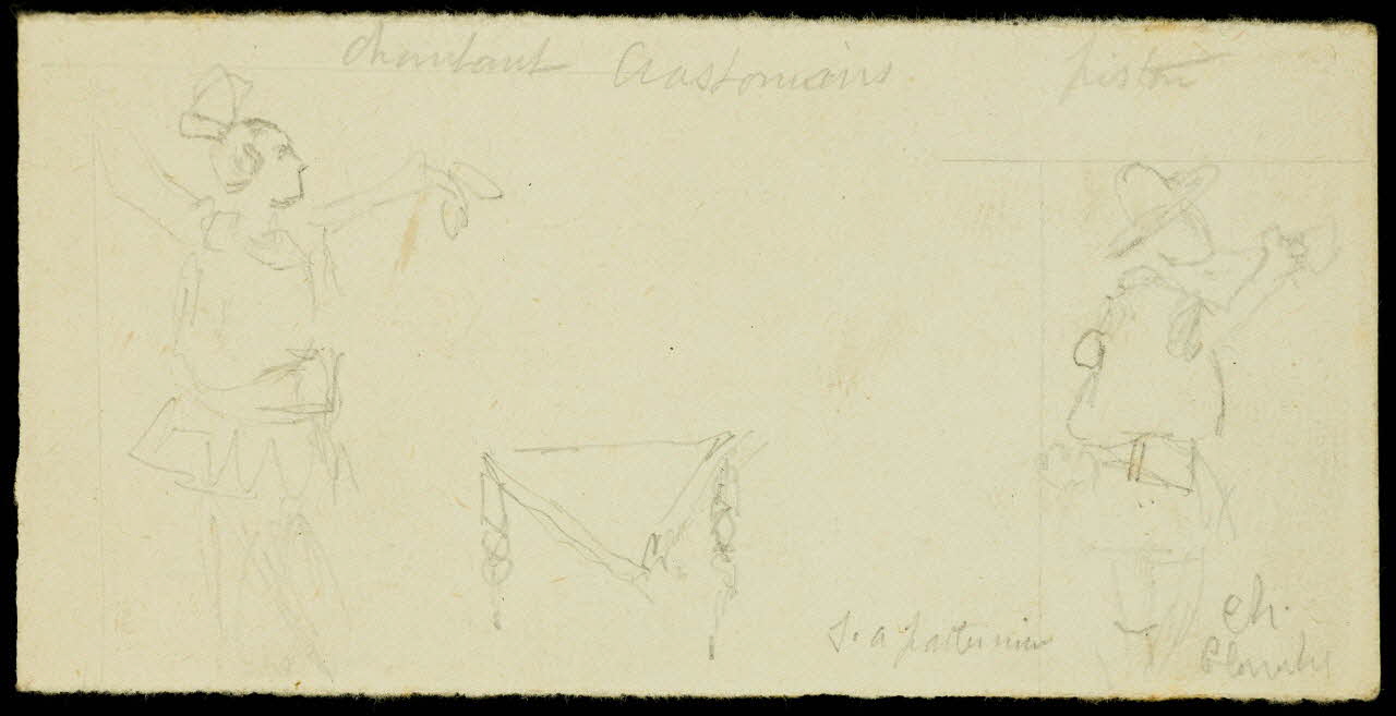 partie d'un ensemble de dessins Ollier 1968.102.2290.5  Photo Mucem