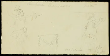 partie d'un ensemble de dessins Ollier 1968.102.2290.5 Photo Mucem
