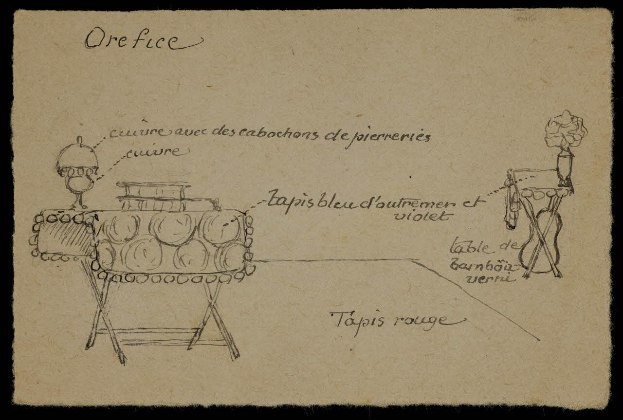 partie d'un ensemble de dessins Orefice 1968.102.2295 Photo Mucem