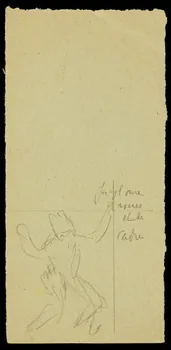 partie d'un ensemble de dessins Ebauche de figure 1968.102.2327.2 Photo Mucem