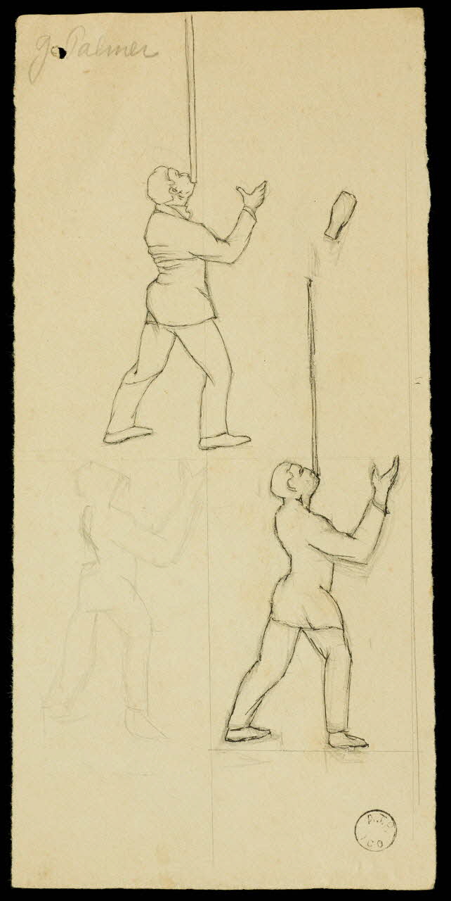 partie d'un ensemble de dessins G. Palmer 1968.102.2330.3 Photo Mucem