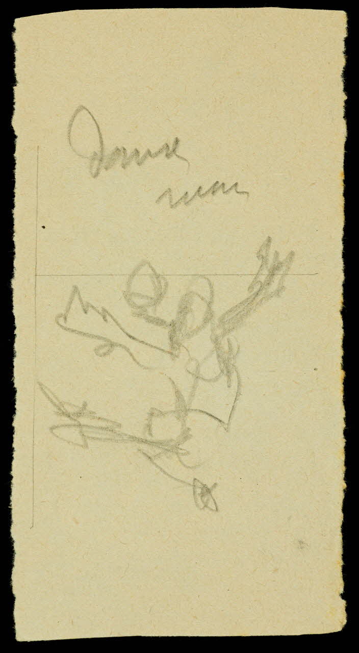 partie d'un ensemble de dessins Croquis 1968.102.2334.5 Photo Mucem