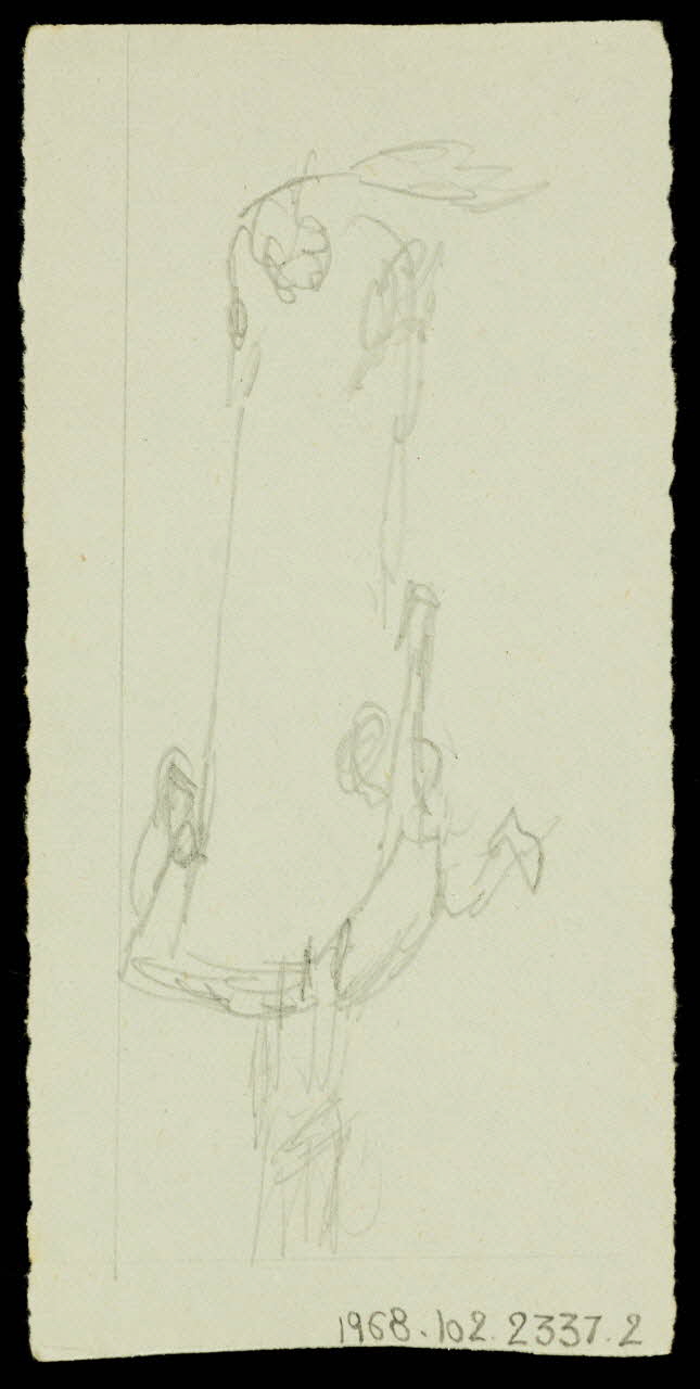 partie d'un ensemble de dessins Croquis 1968.102.2337.2 Photo Mucem