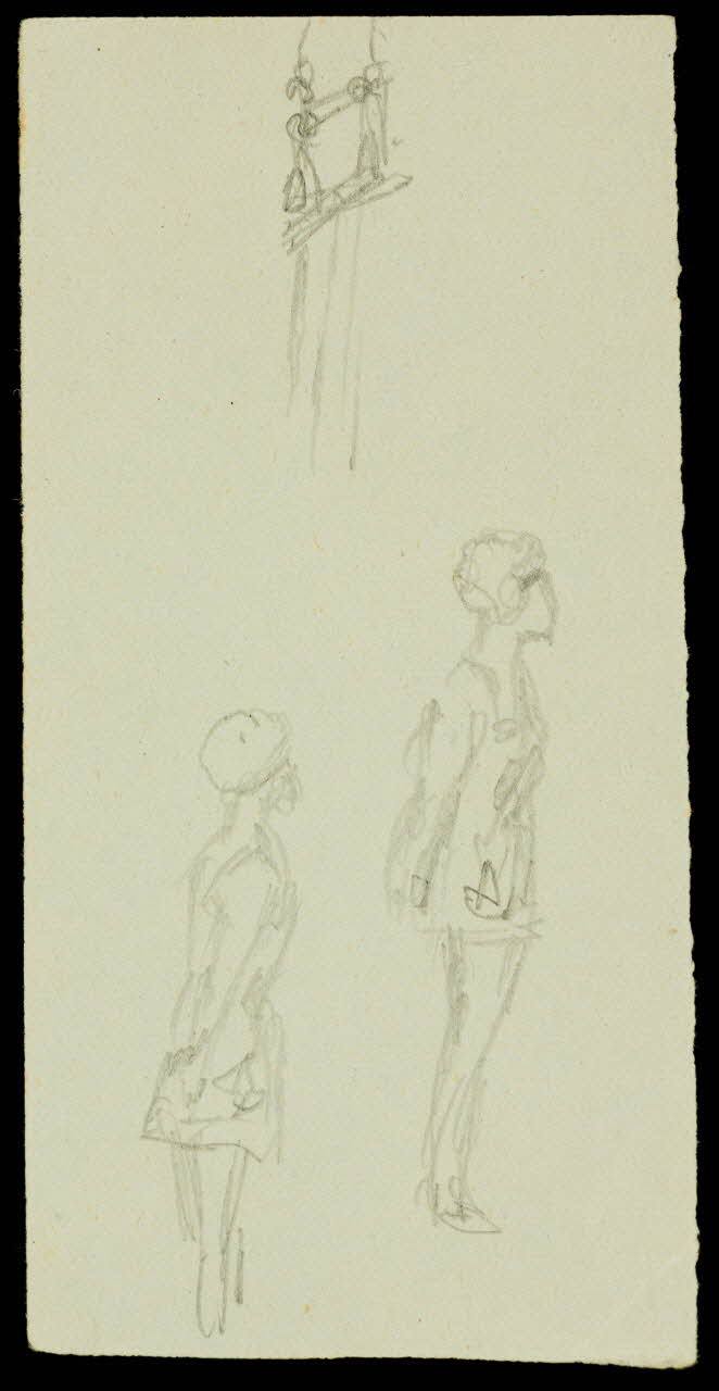 partie d'un ensemble de dessins Ebauche de figure 1968.102.2337.3 Photo Mucem