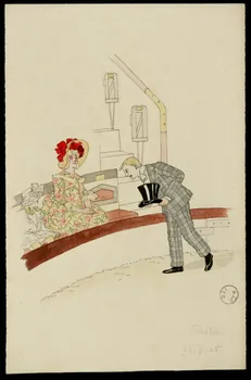 partie d'un ensemble de dessins Pastor 1968.102.2340 Photo Mucem